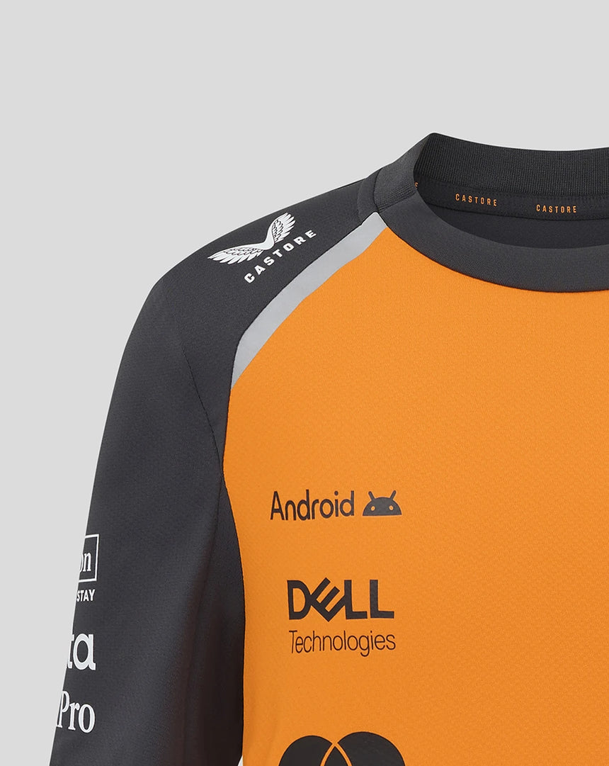 Camiseta infantil con el equipo McLaren F1 de Lando Norris