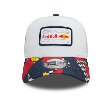 Red Bull Racing Abstract EF Trucker Cap, White 🔥