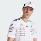 Mercedes cap, trucker, big logo, white/black 🔥