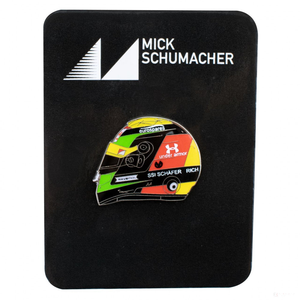 Mick Schumacher Pin, Helmet Pin, Multicolor, 2019