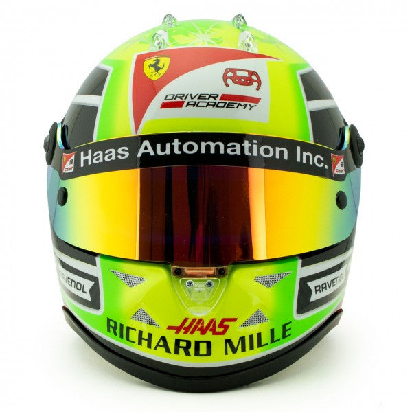 Mick Schumacher Mini Helmet Test Drive Abu Dhabi, 1:2 scale, Green, 2020