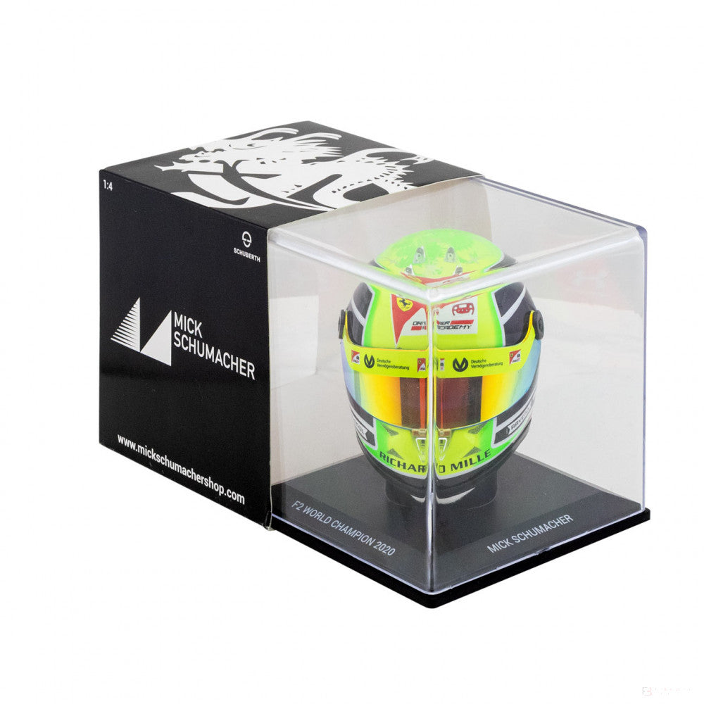 Mick Schumacher Mini Helmet, 1:4 scale, Green, 2020