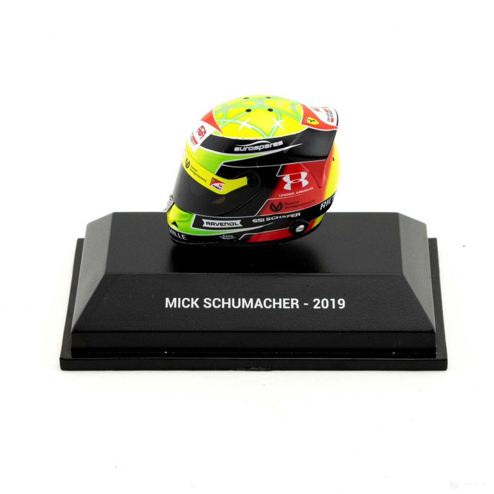 Mick Schumacher Mini Helmet, 1:8 scale, Green, 2019