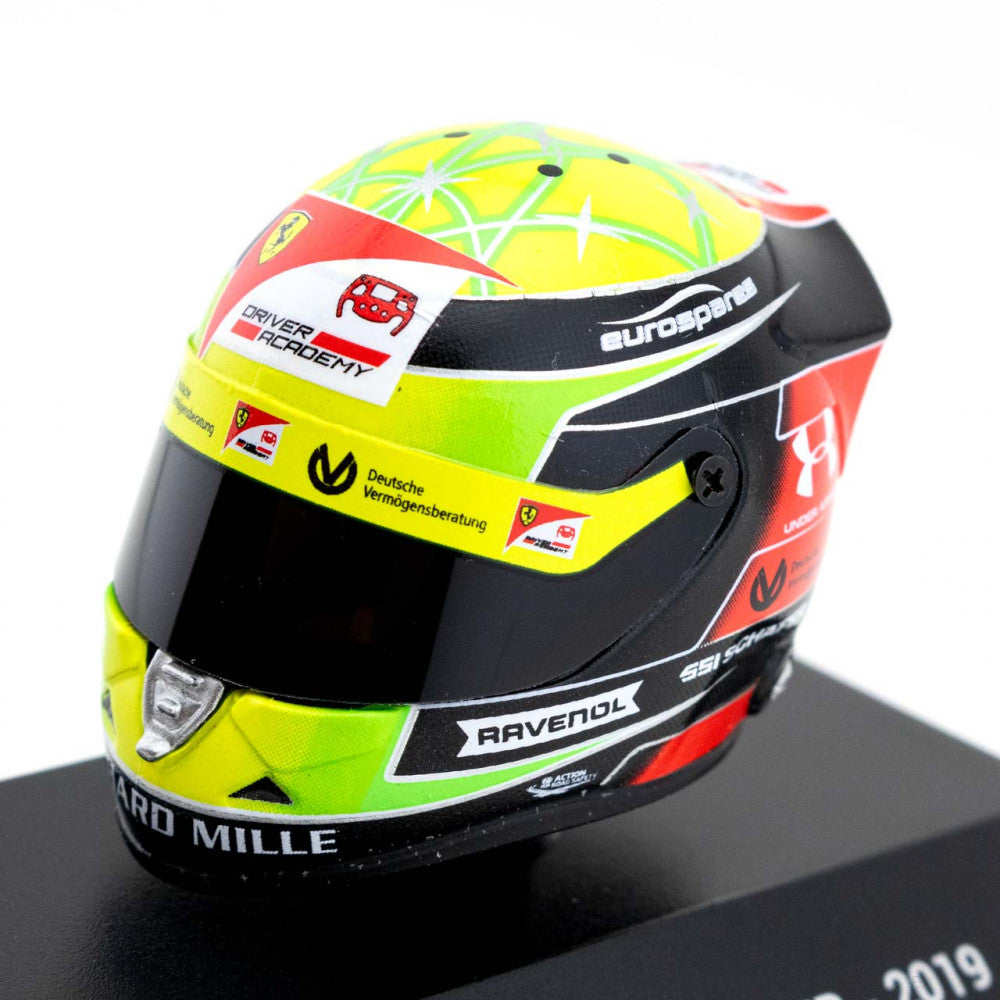 Mick Schumacher Mini Helmet, 1:8 scale, Green, 2019 - FansBRANDS®