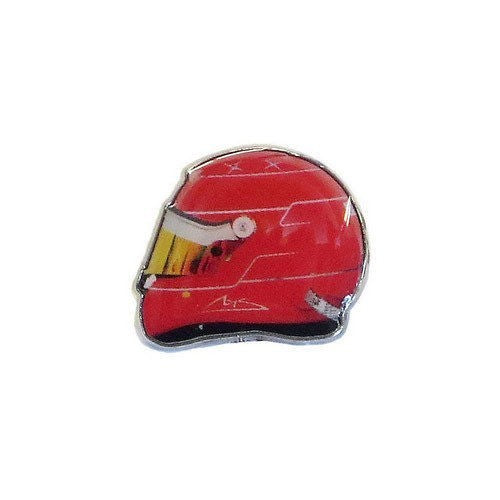 Michael Schumacher Brooch, 2011 helmet, Red, 2015