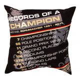 Michael Schumacher Pillow, Champion, Black, 2015