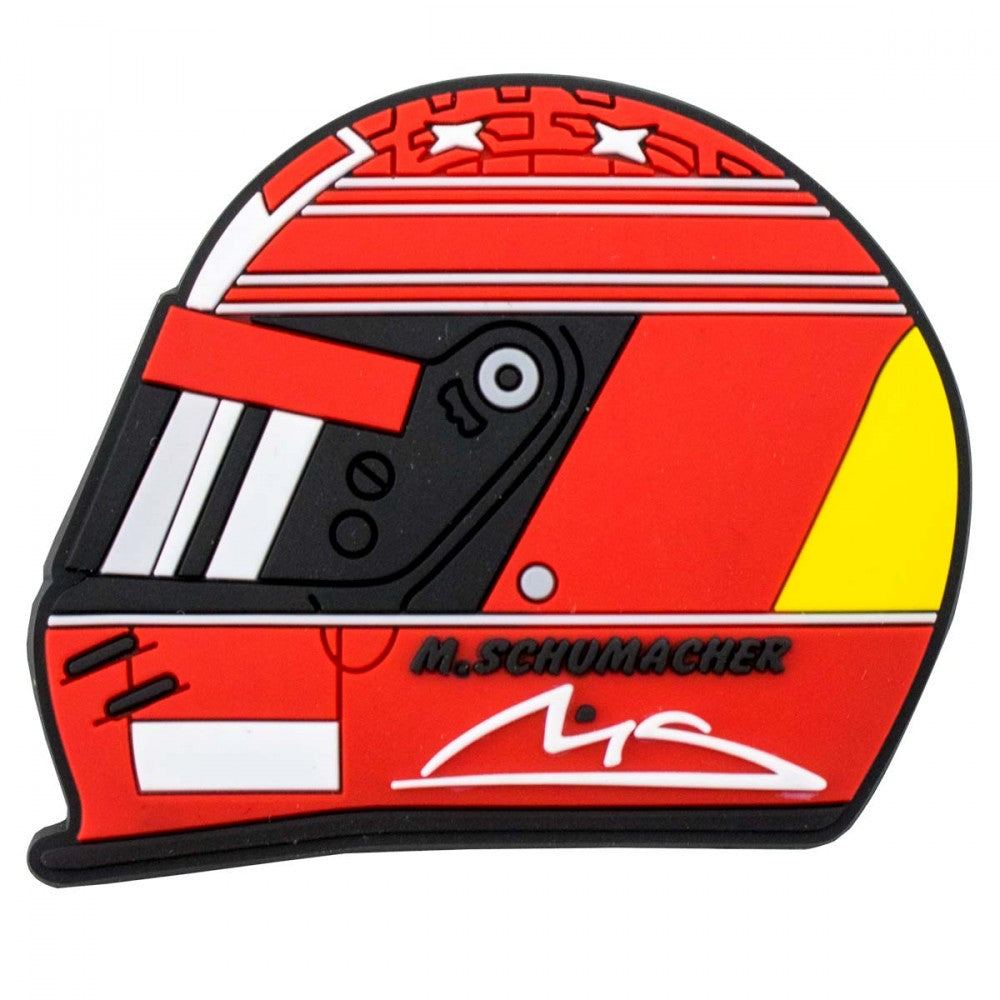 Michael Schumacher Fridge magnet, Helmet 2000, Red, 2018