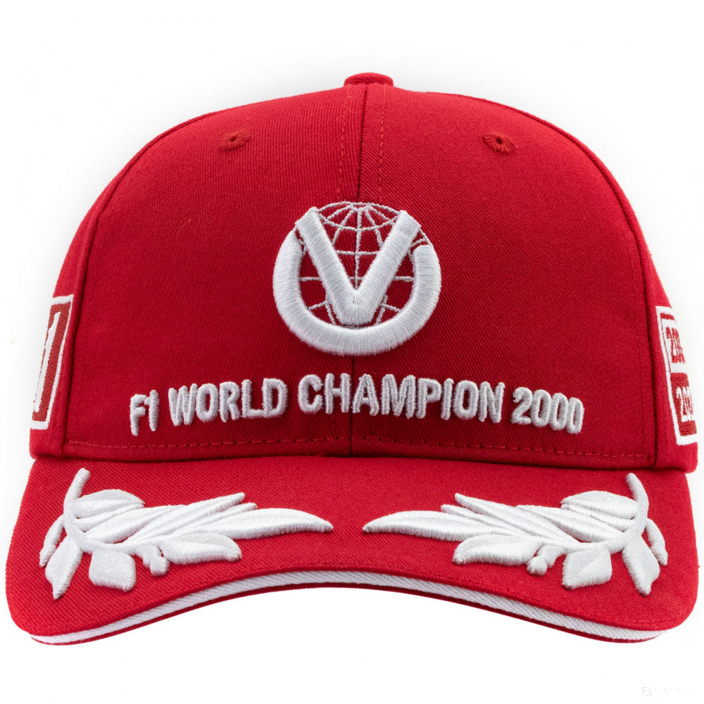 Michael Schumacher Baseball Cap, Michael World Champion 2000, Red, 2020