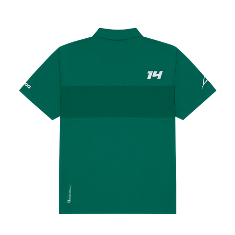 Fernando Alonso polo, Kimoa, minimal, green, 2024