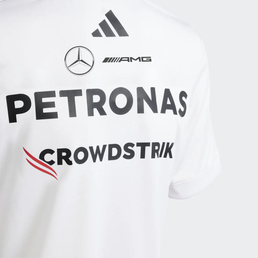 Camiseta de piloto de Mercedes, niño, blanca 🔥