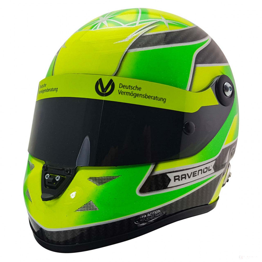 Mick Schumacher Mini Helmet, 1:2 scale, Green, 2018
