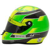 Mick Schumacher Mini Helmet, 1:2 scale, Green, 2018 - FansBRANDS®