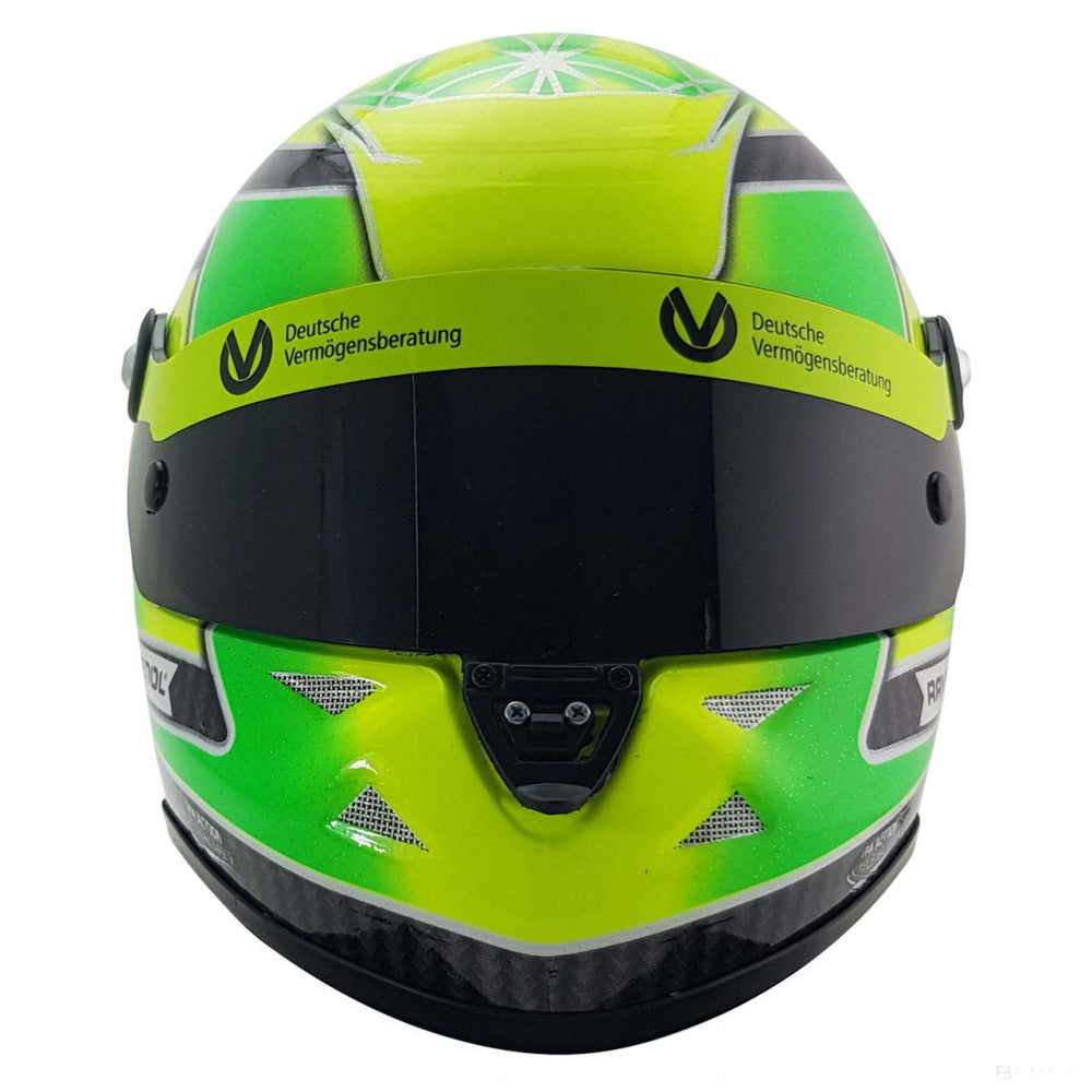Mick Schumacher Mini Helmet, 1:2 scale, Green, 2018 - FansBRANDS®