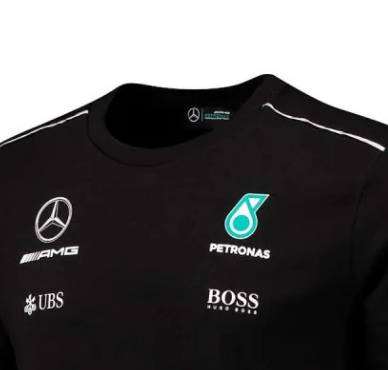 Mercedes Kids T-shirt, Team, Black, 2017