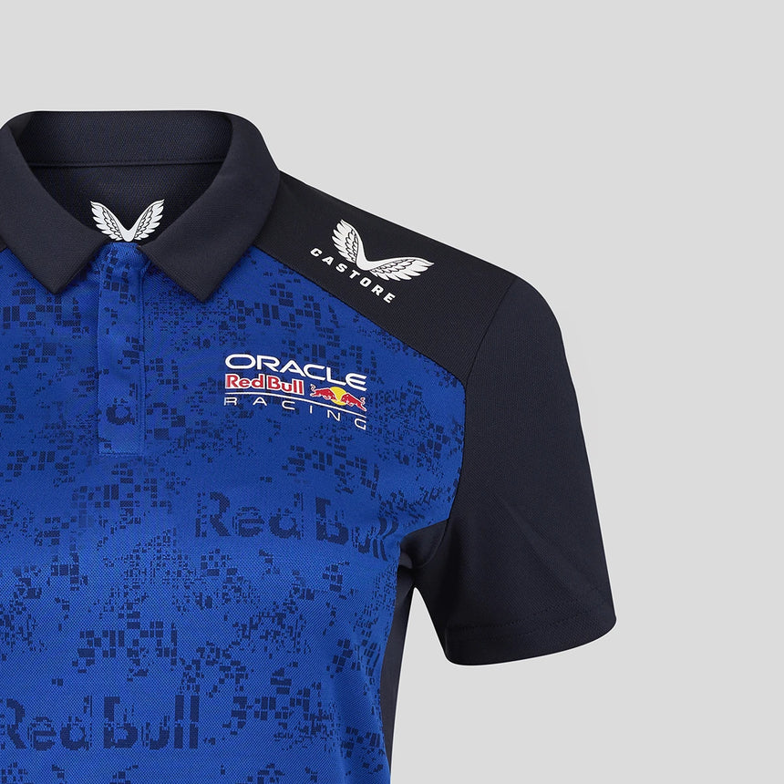 Red Bull polo, team, Max Verstappen, womens, blue, 2026