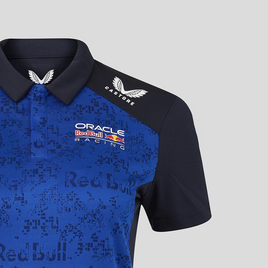Red Bull polo, team, Isack Hadjar, womens, blue