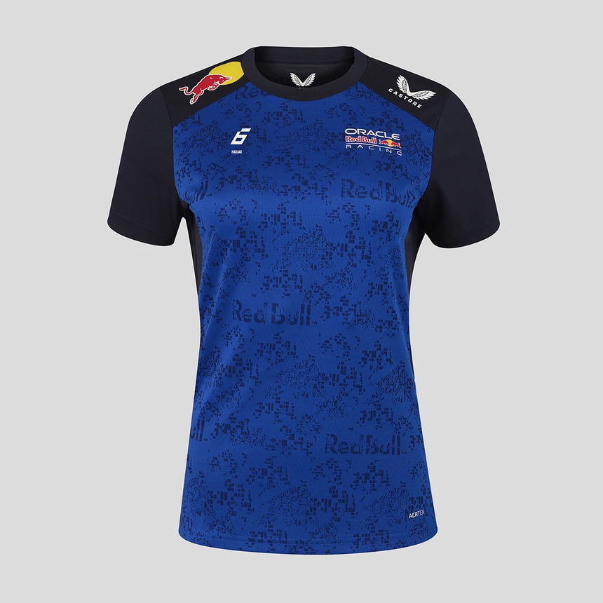 Red Bull t-shirt, team, Isack Hadjar, womens, blue, 2026