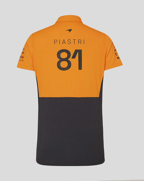 McLaren polo, Castore, Oscar Piastri, women, orange - FansBRANDS®