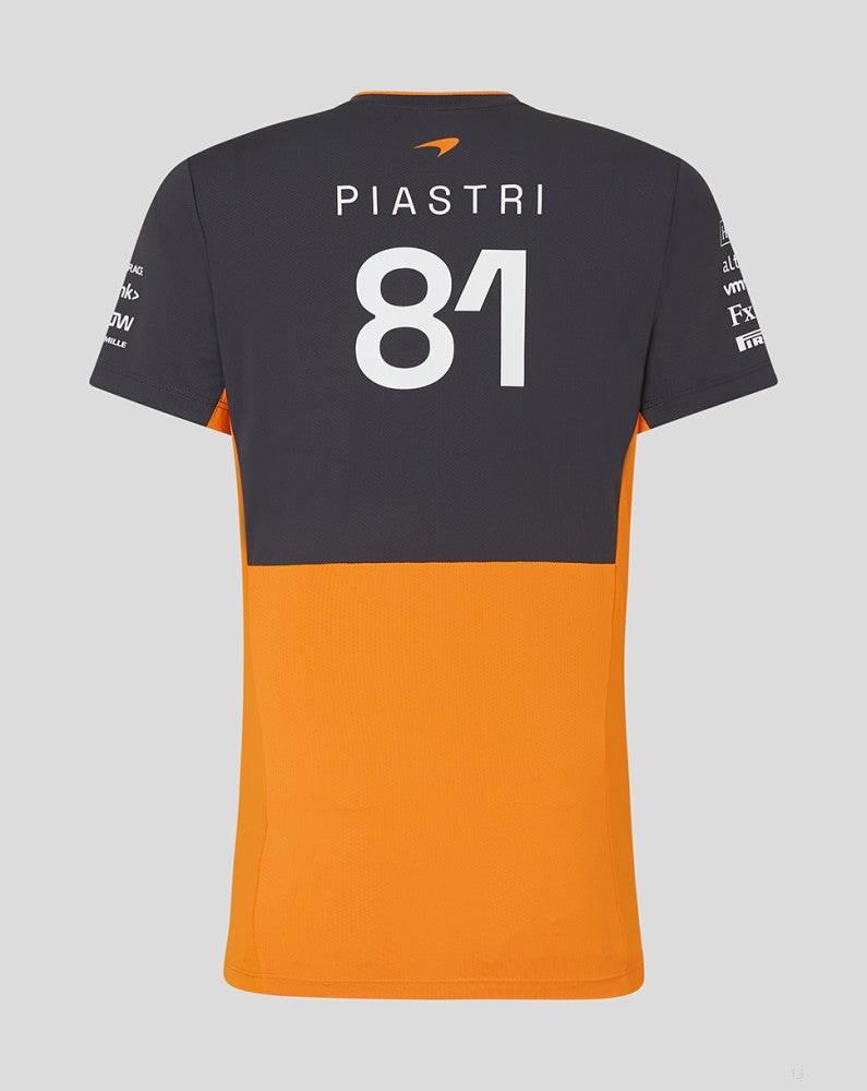 McLaren t-shirt, Castore, Oscar Piastri, women, orange - FansBRANDS®