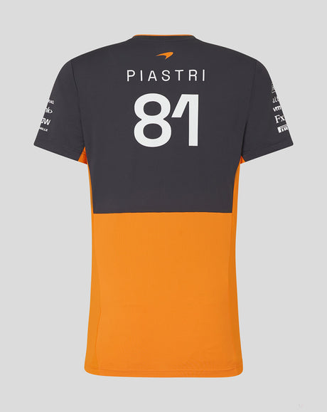 McLaren t-shirt, Castore, Oscar Piastri, women, orange - FansBRANDS®