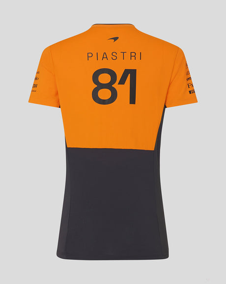 McLaren t-shirt, Castore, Oscar Piastri, women, gray - FansBRANDS®