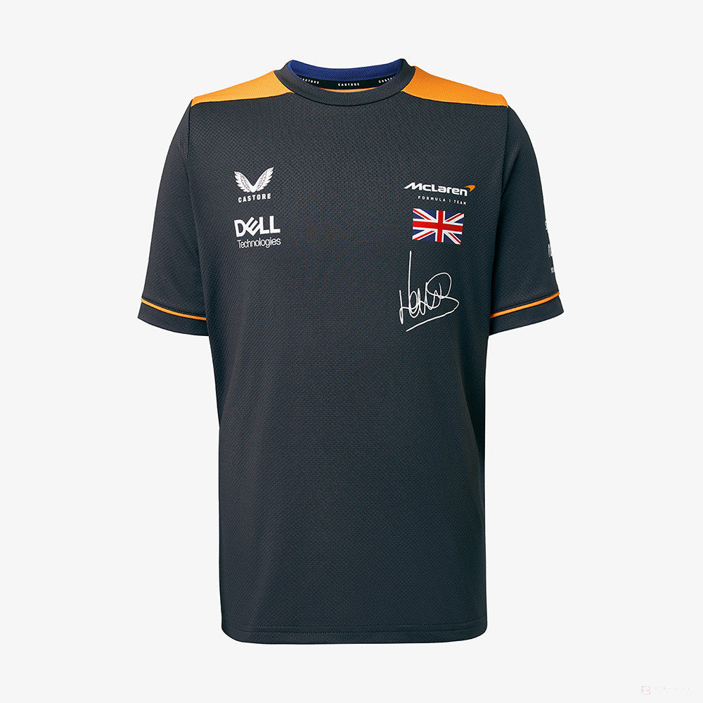 McLaren Kids T-Shirt, Lando Norris Team, Grey, 2022 - FansBRANDS®