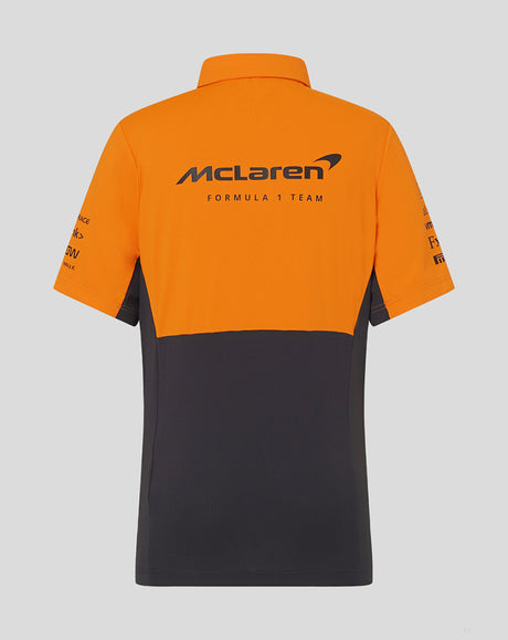 McLaren polo, Castore, team, kids, orange, 2024 - FansBRANDS®