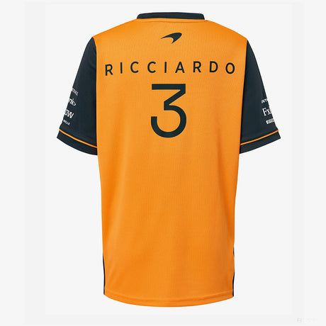 McLaren T-Shirt, Daniel Ricciardo Team, Grey, 2022