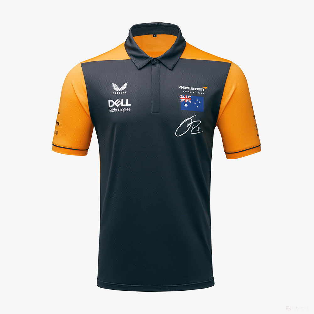 McLaren Polo, Daniel Ricciardo Team, Grey, 2022 - FansBRANDS®