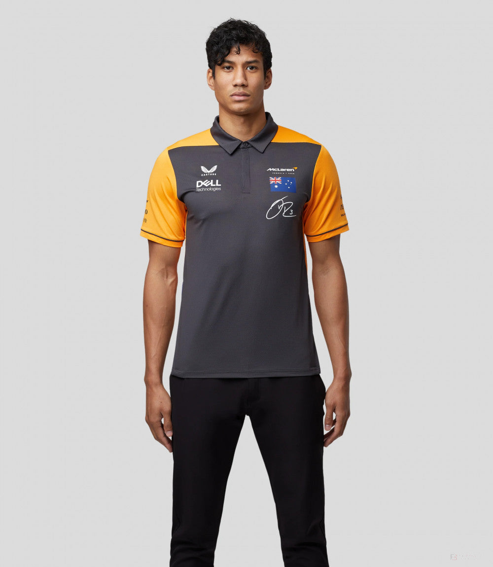 McLaren Polo, Daniel Ricciardo Team, Grey, 2022 - FansBRANDS®