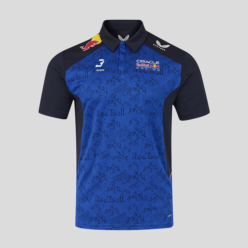 Red Bull polo, team, Max Verstappen, blue, 2026
