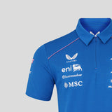 Blue t-shirt front with BWT and MSC logos, Castore brand