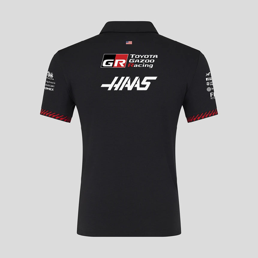 Haas F1 polo, team, black