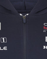 Red Bull sweatshirt, Castore, team, full zip, blue, 2024 - FansBRANDS®