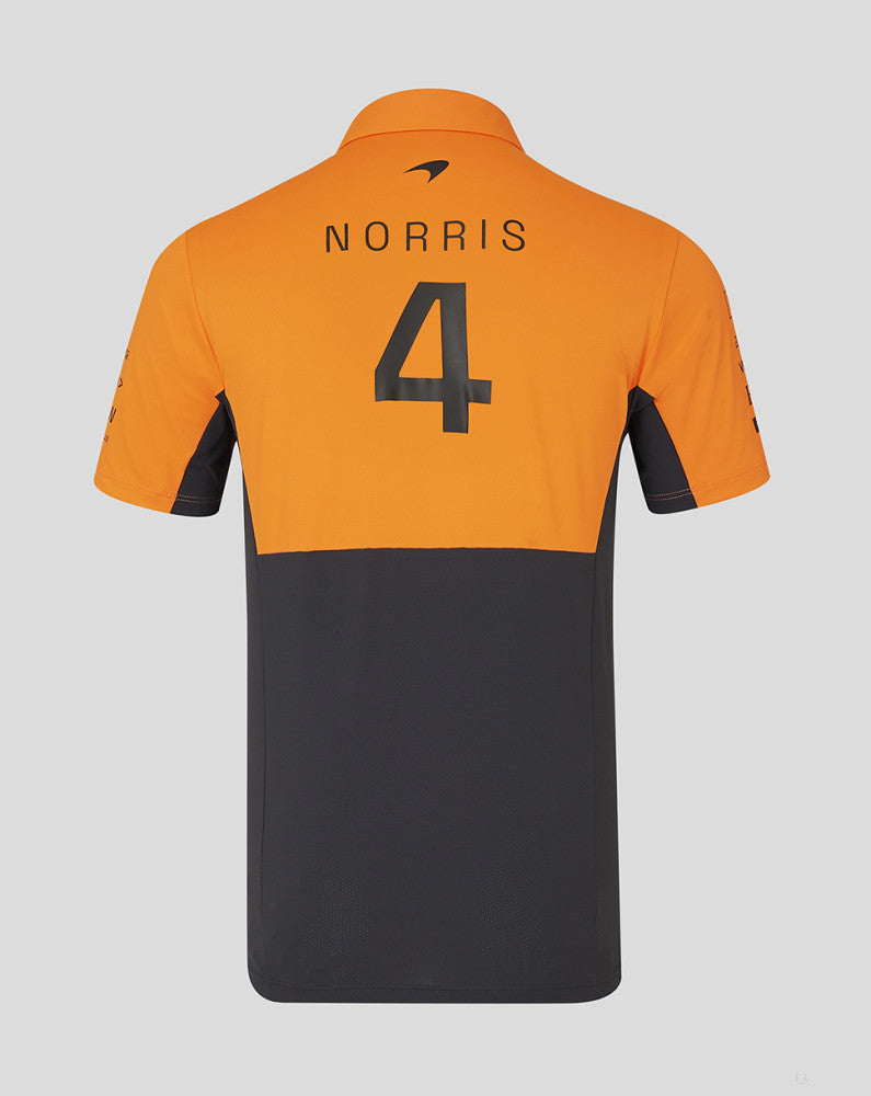 McLaren polo, Castore, Lando Norris, orange - FansBRANDS®