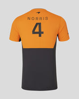 McLaren t-shirt, Castore, Lando Norris, gray - FansBRANDS®