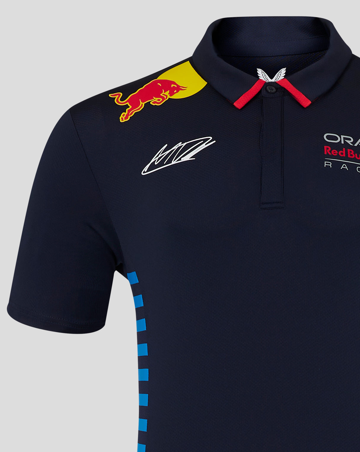 Red Bull polo, Castore, Max Verstappen, blue - FansBRANDS®