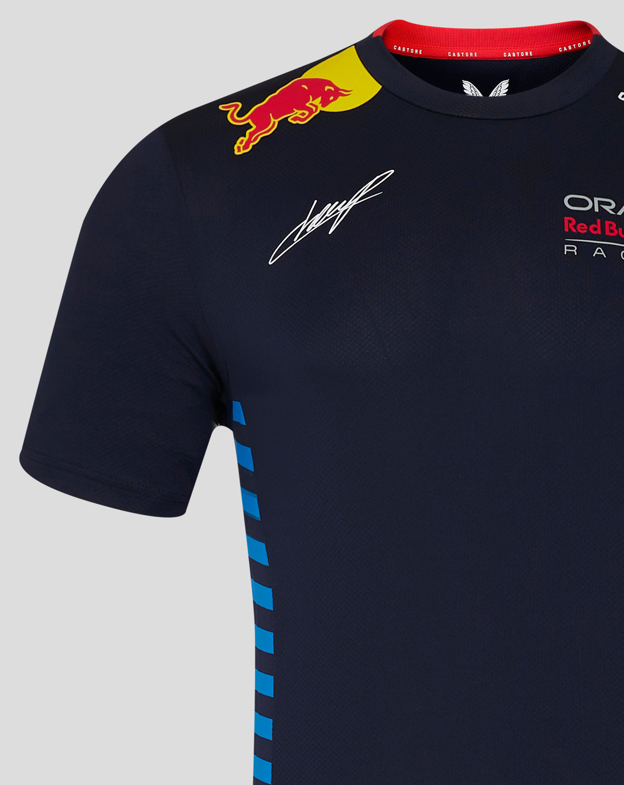 Red Bull t-shirt, Castore, Sergio Perez, blue - FansBRANDS®