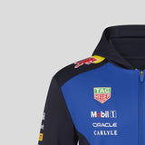 Red Bull hoodie, team, full zip, blue