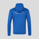 Alpine hoodie, full zip, team, blue
