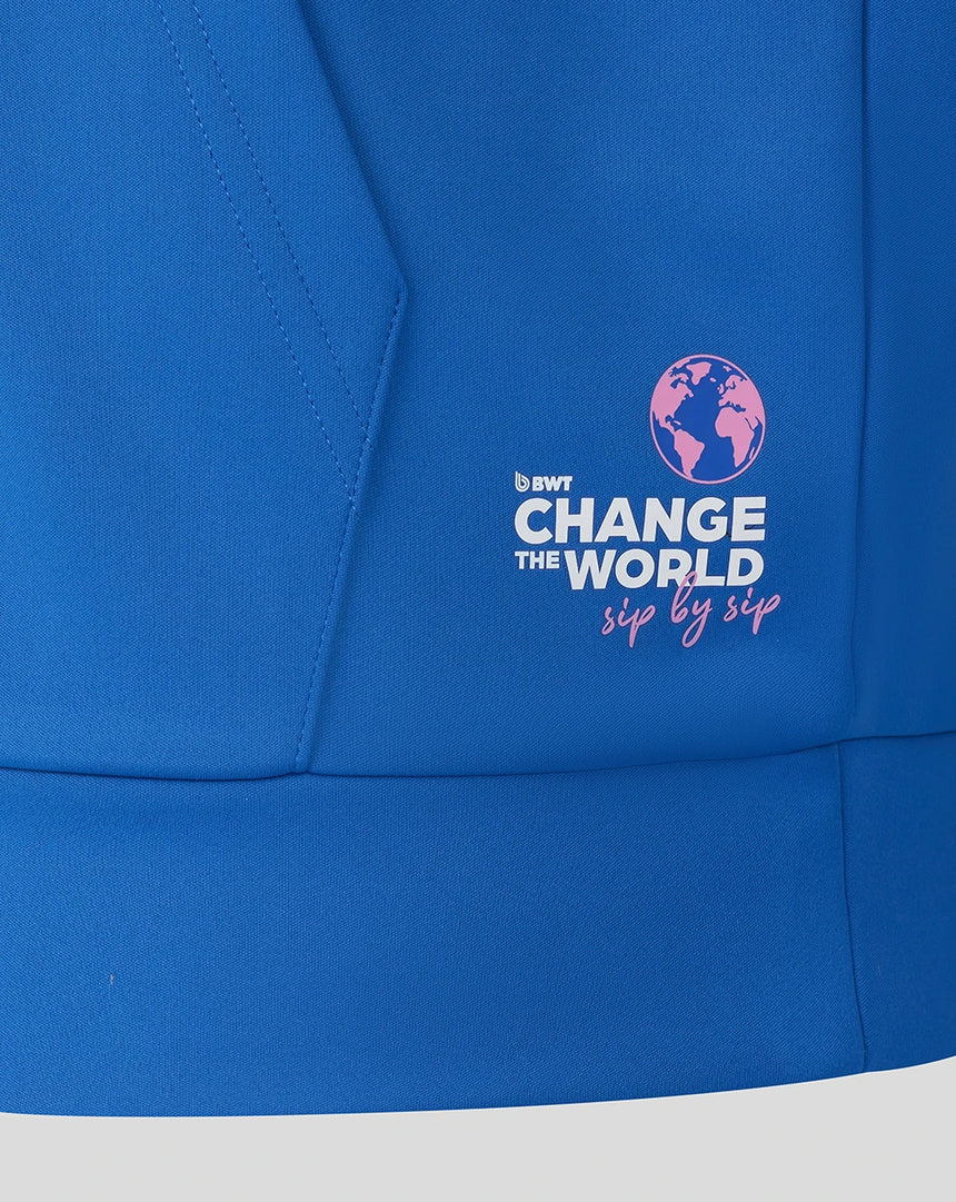 Alpine hoodie, full zip, team, blue