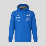 Alpine rain jacket, team, blue, 2026
