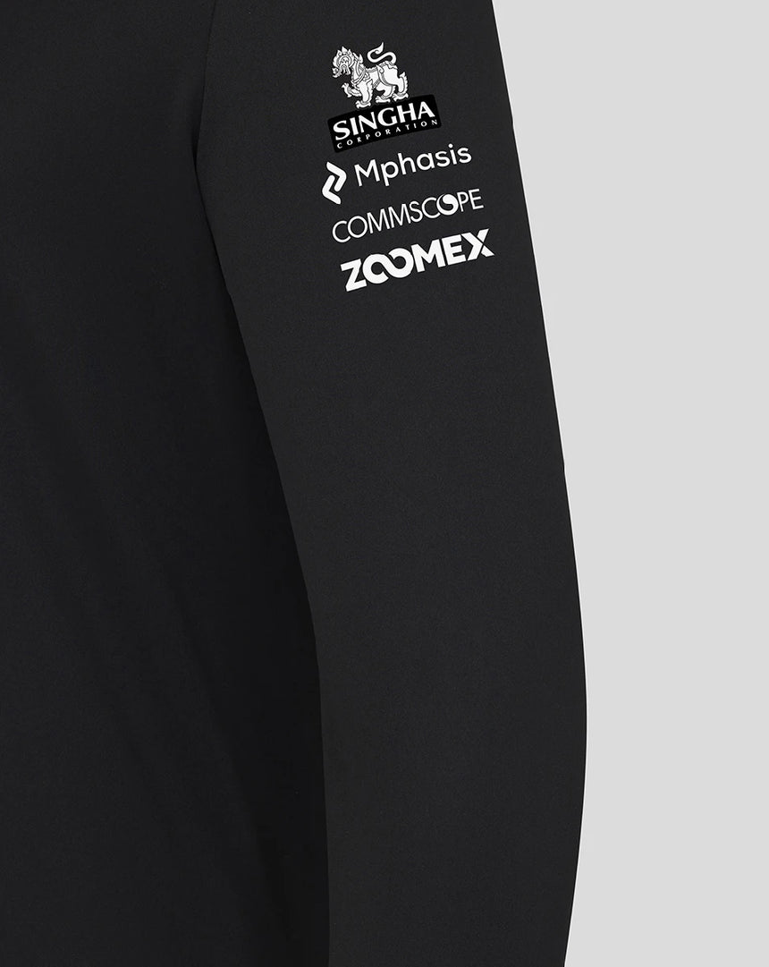 Haas F1 sweatshirt, quarter zip, team, black