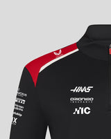 Haas F1 sweatshirt, quarter zip, team, black