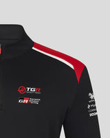 Haas F1 sweatshirt, quarter zip, team, black