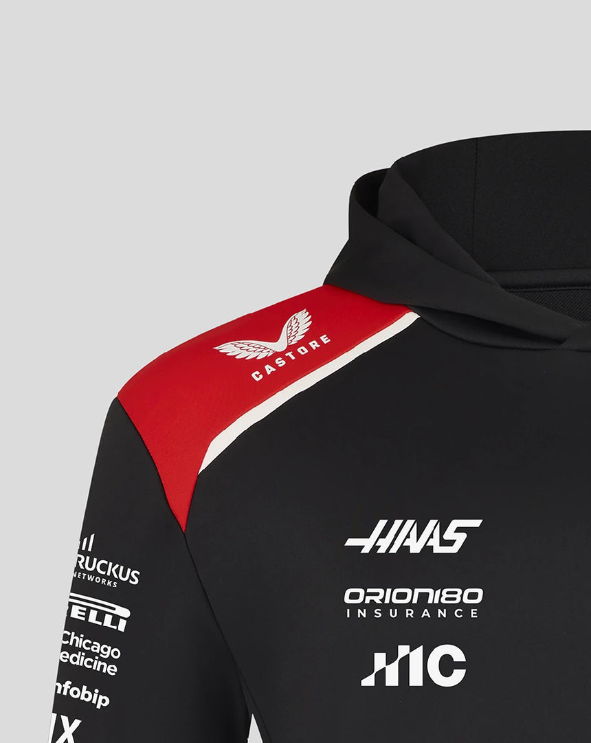 Haas F1 hoodie, team, black