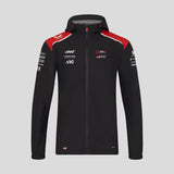 Haas F1 rain jacket, team, black