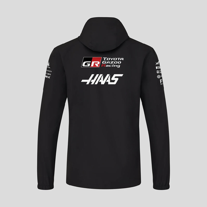 Haas F1 rain jacket, team, black