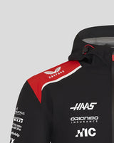 Haas F1 rain jacket, team, black