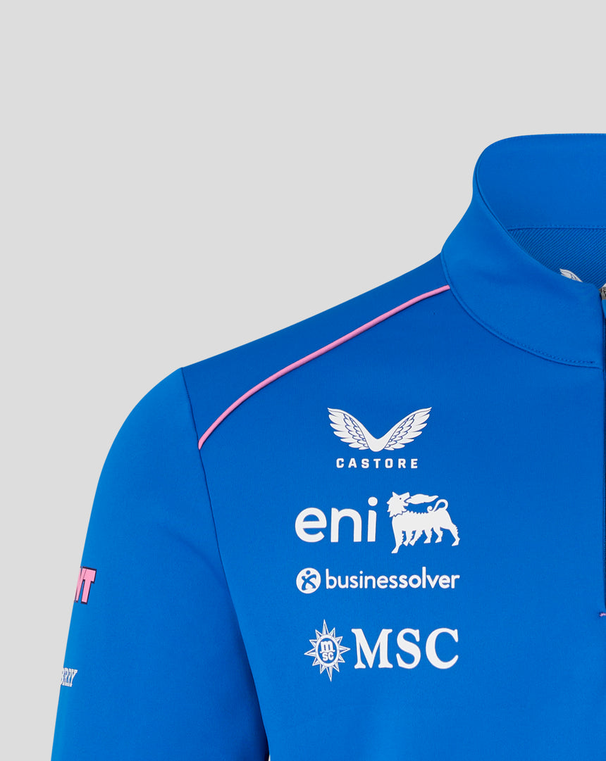 Alpine Sweatshirt, team, quarter zip, blue